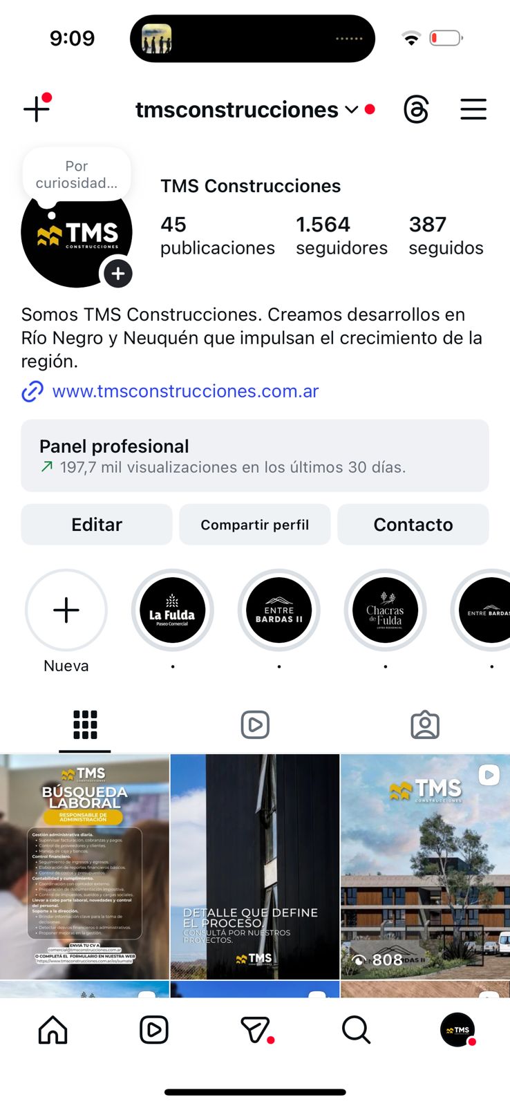 TMS — Gestión de redes sociales